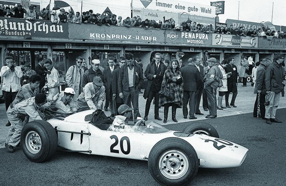 RA271 on debut at the German GP